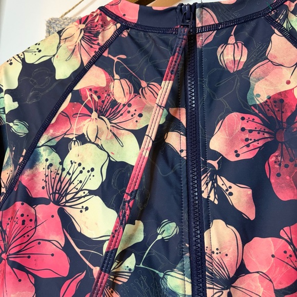 Axesea One Piece Back Zip Swimsuit size 12 - Picture 6 of 8